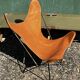 Fauteuil AA Butterfly pour Airborne 1950 en cuir
