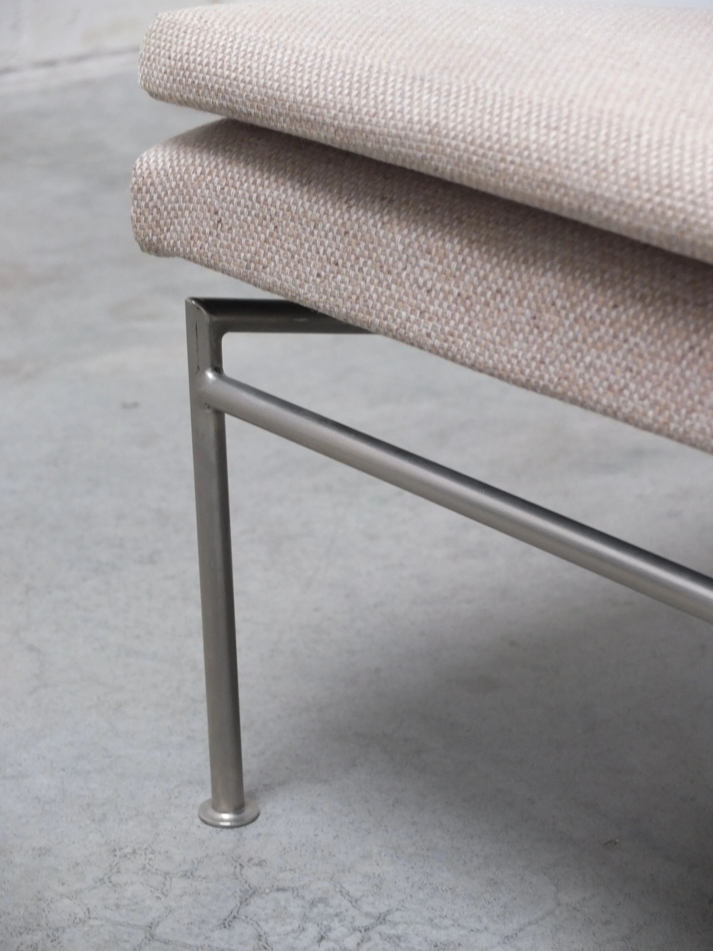 Rare 'Square Line' easy chairs by Kho Liang Ie for Artifort, 1958