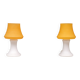 Murano Glass Table Lamps Brilliant Leuchten, 1970s