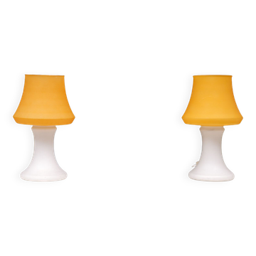 Lampes de table en verre de Murano Brilliant Leuchten, 1970s