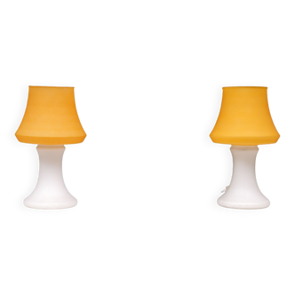 Murano Glass Table Lamps Brilliant Leuchten, 1970s