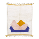 Berber Beni Ouarain rug with colorful patterns, 1.60x1m