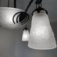 Muller Art Deco glass chandelier