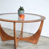 Round coffee table by Victor Wilkins * D84 cm
