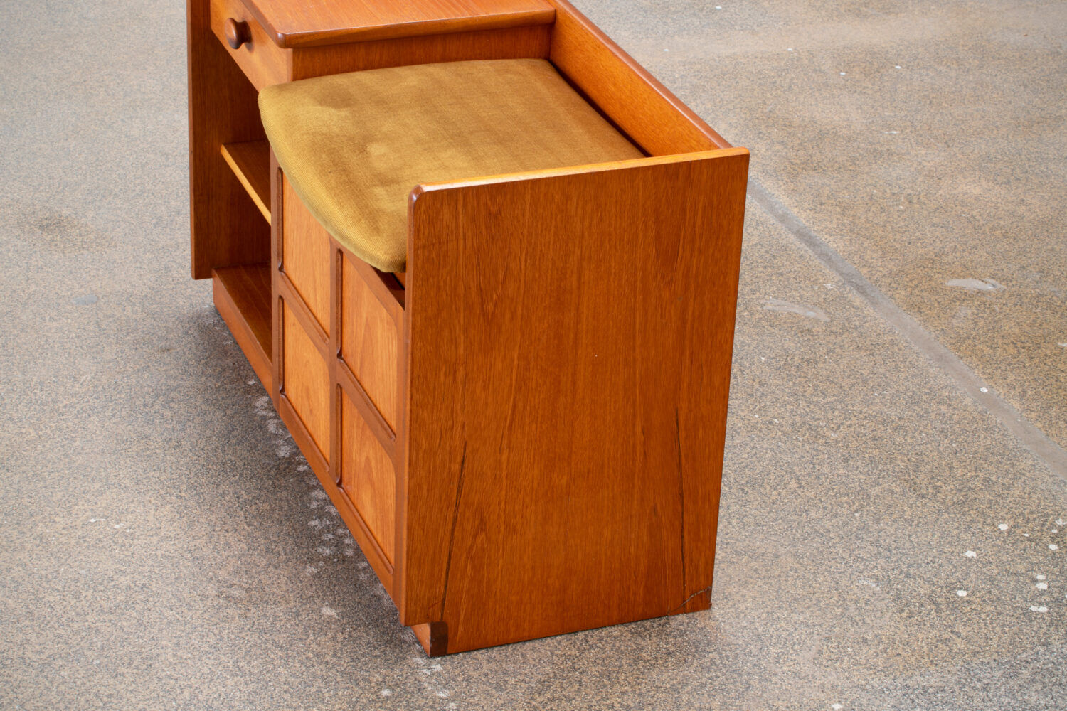 Scandinavian teak bench 1960