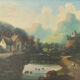 Huile sur toile Paysage