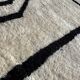 Berber rug natural wool Morocco 3 x 2 m