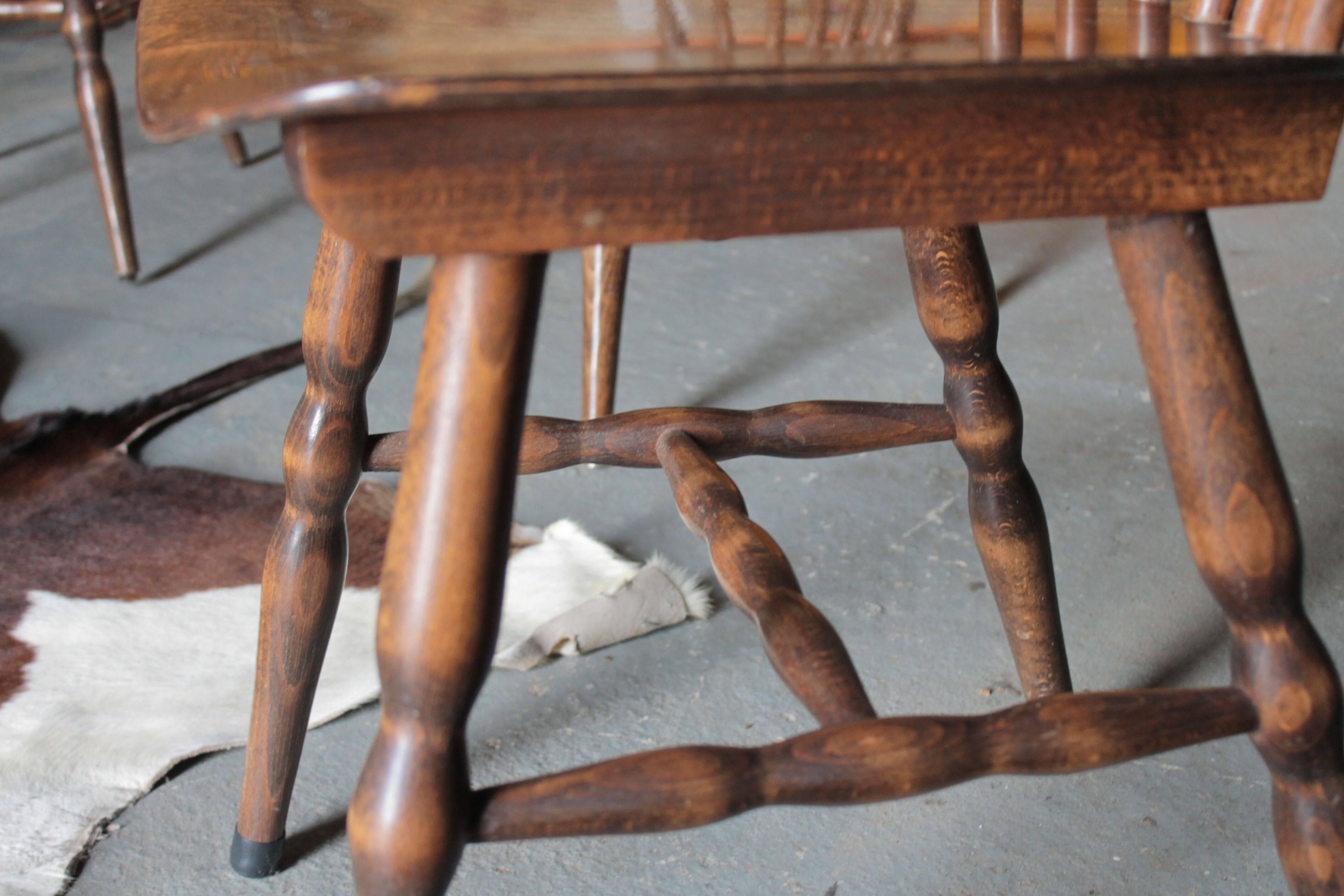 Series of 6 chairs of Bistro Baumann menuet style