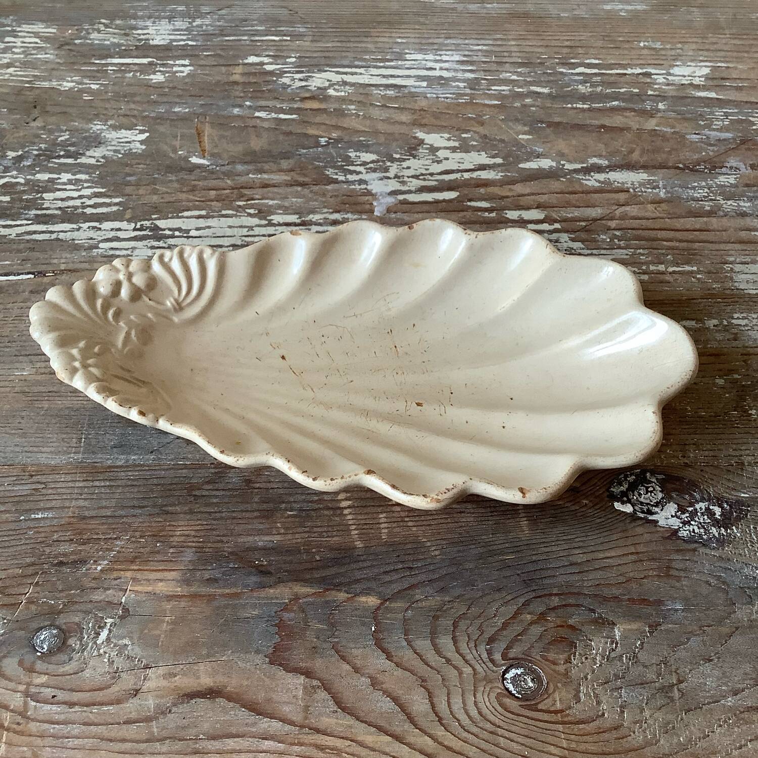 Sarreguemines shell dish