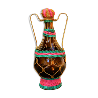 Vintage "scoubidou" bottle