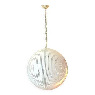 1960s Italian Murano glass globe by Paolo Venini.