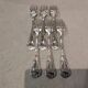 6 silver plated table forks by Christofle Chrysanthemum