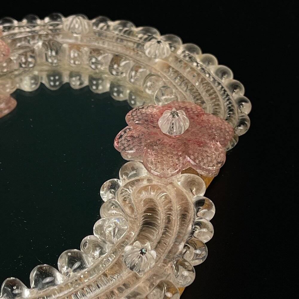 Murano glass mirror, Italy, 1950s