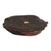 Carved wood empty pocket