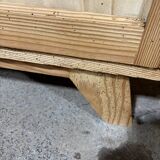 Parisian art deco wardrobe in natural wood