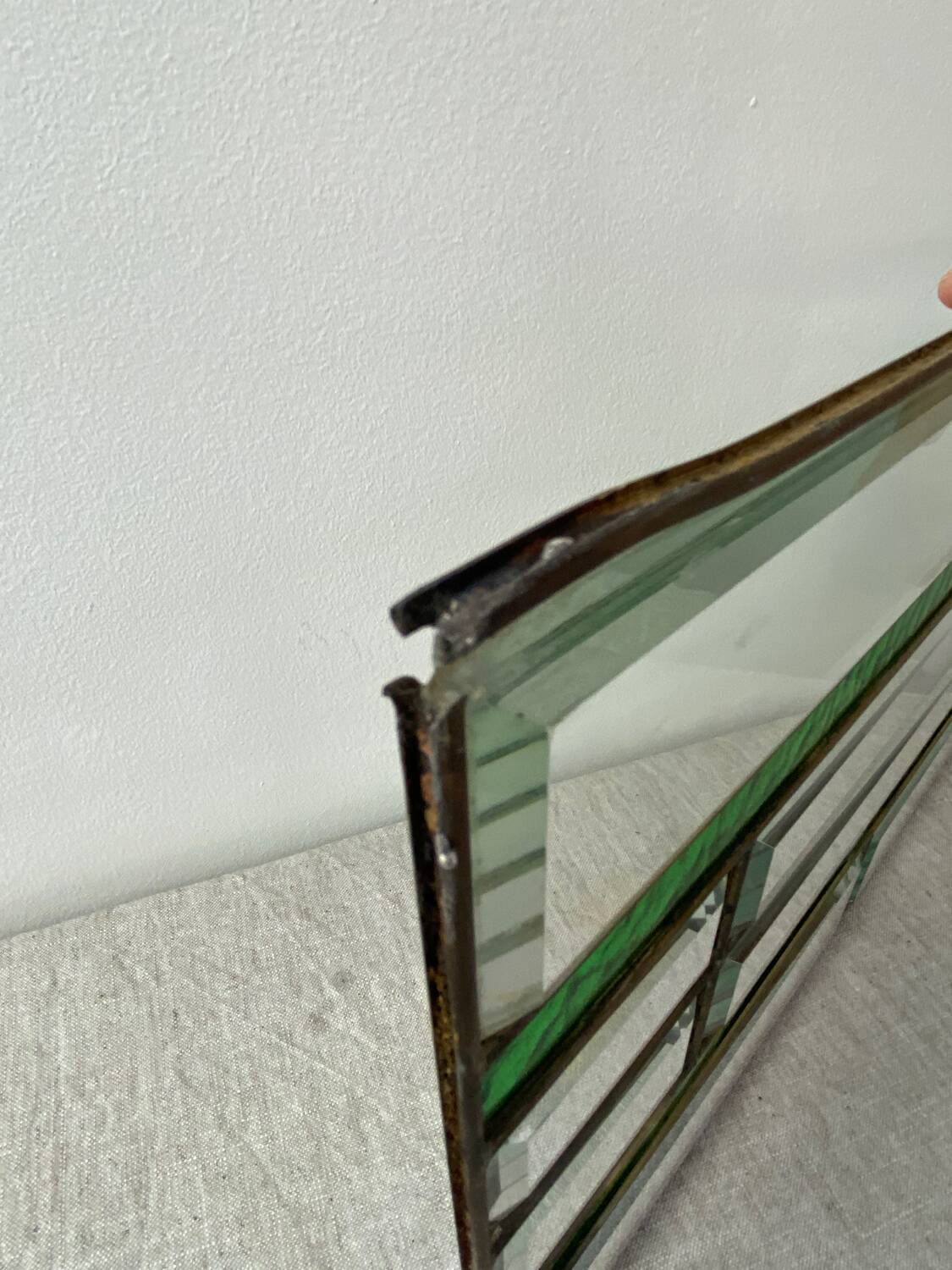 Stained glass beveled and cabochon