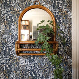 Miroir rotin 41x64cm