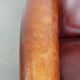 Cowhide Leather Club Chair in English Style