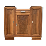 Parisian art deco buffet walnut brut massive 1920