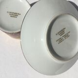 4 cups and under cups G.Dumas Fils, Limoges