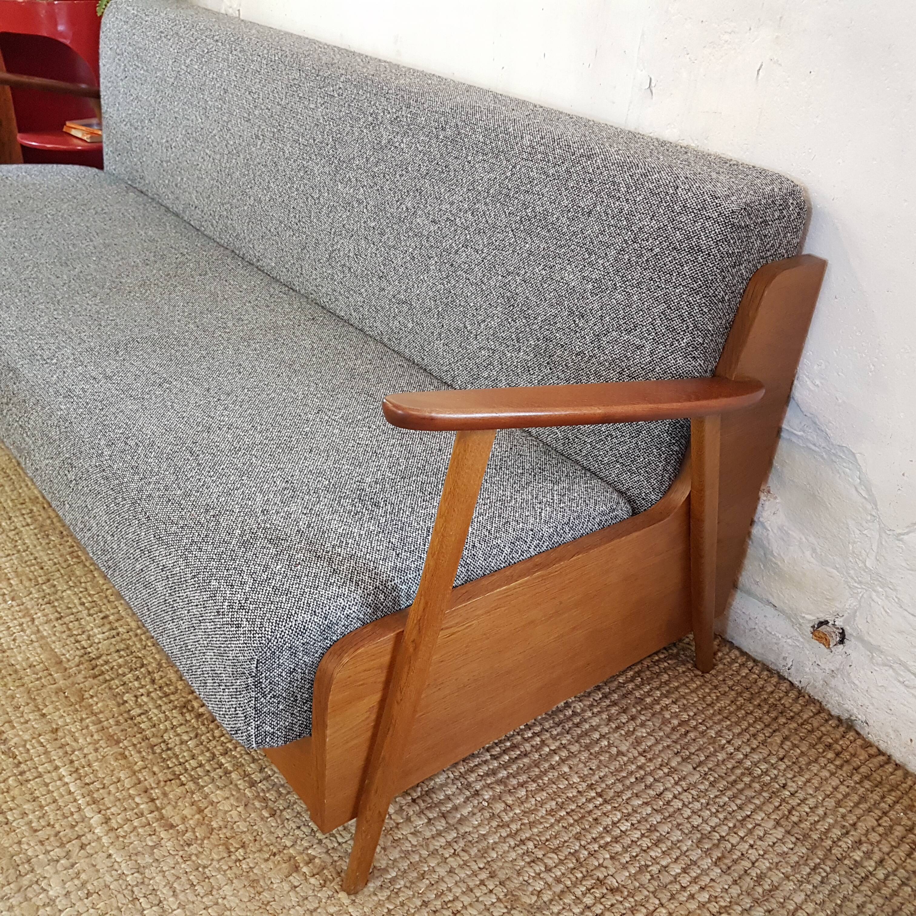 Teak sofa bed