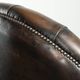 Vintage Chesterfield office chair with decorative nails in English style