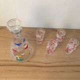 Small carafe geometric patterns, 60s