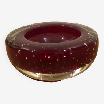 Italian bubble glass pocket tray