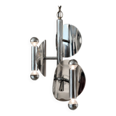 1970s Space Age chrome chandelier – 3 lights