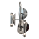 1970s Space Age chrome chandelier – 3 lights