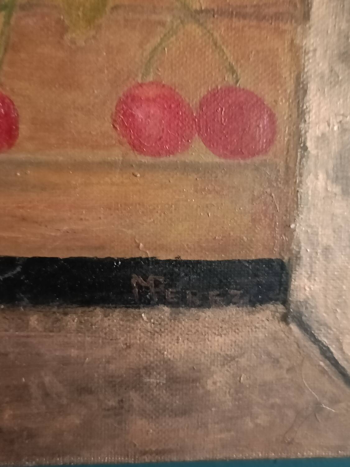 Still life, oil on canvas, signed