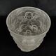 Vase "Cherubs" vintage glass pressed