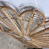 Handmade wicker headboard