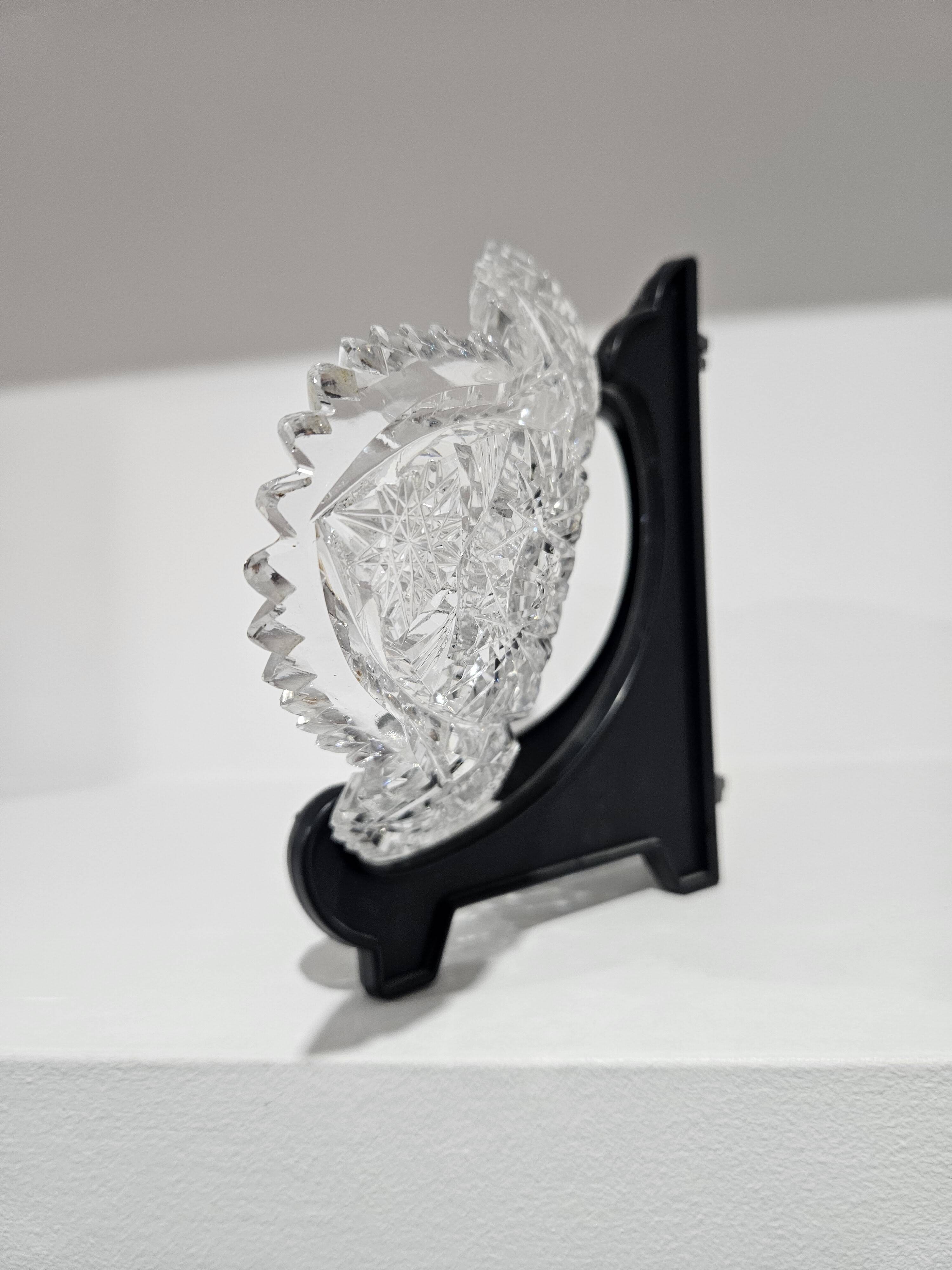 Starry Pattern Crystal Bowl, American, American Brilliant Cut Glass, 1920s.