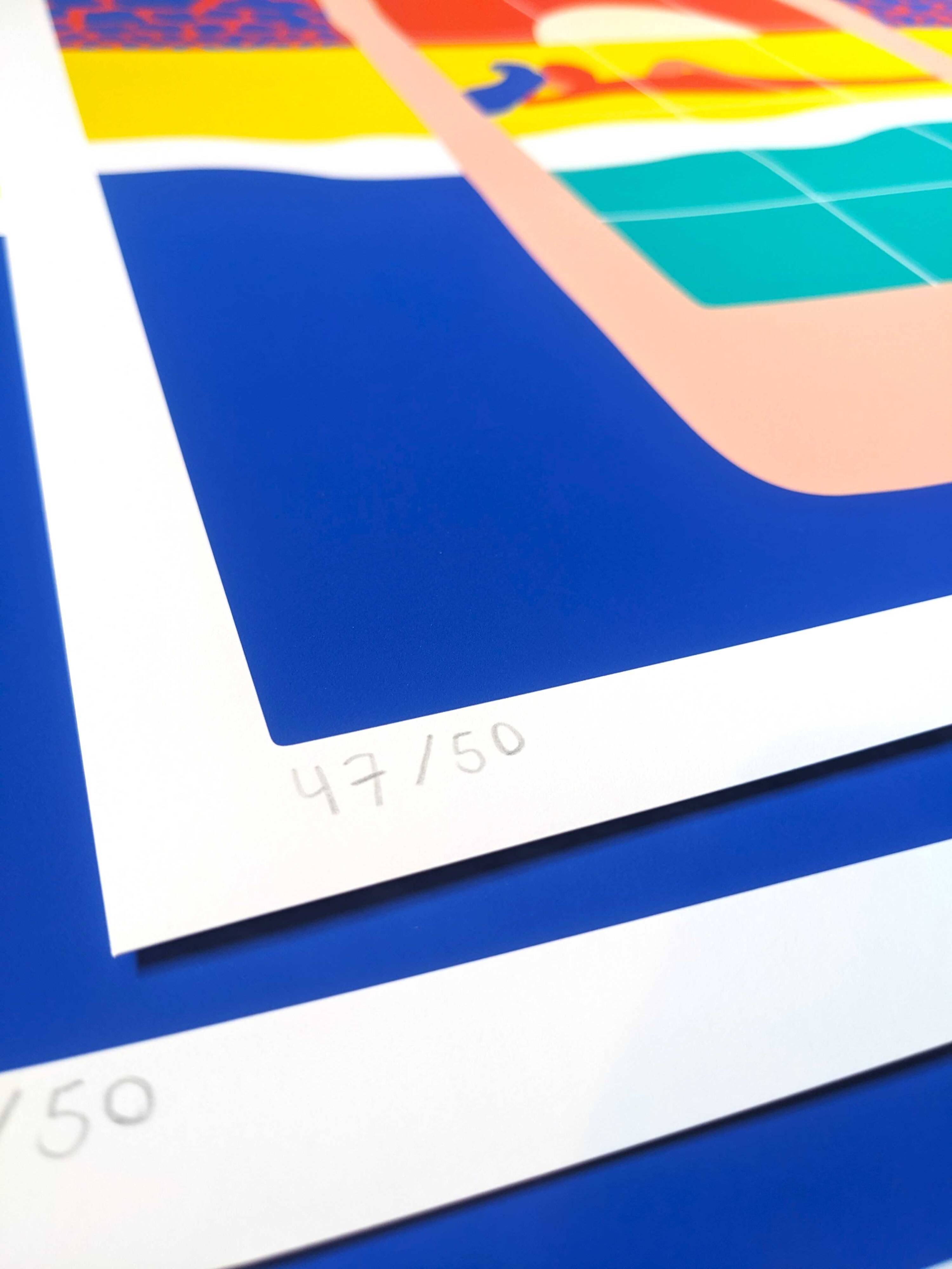 Art illustration numbered and signed by the artist