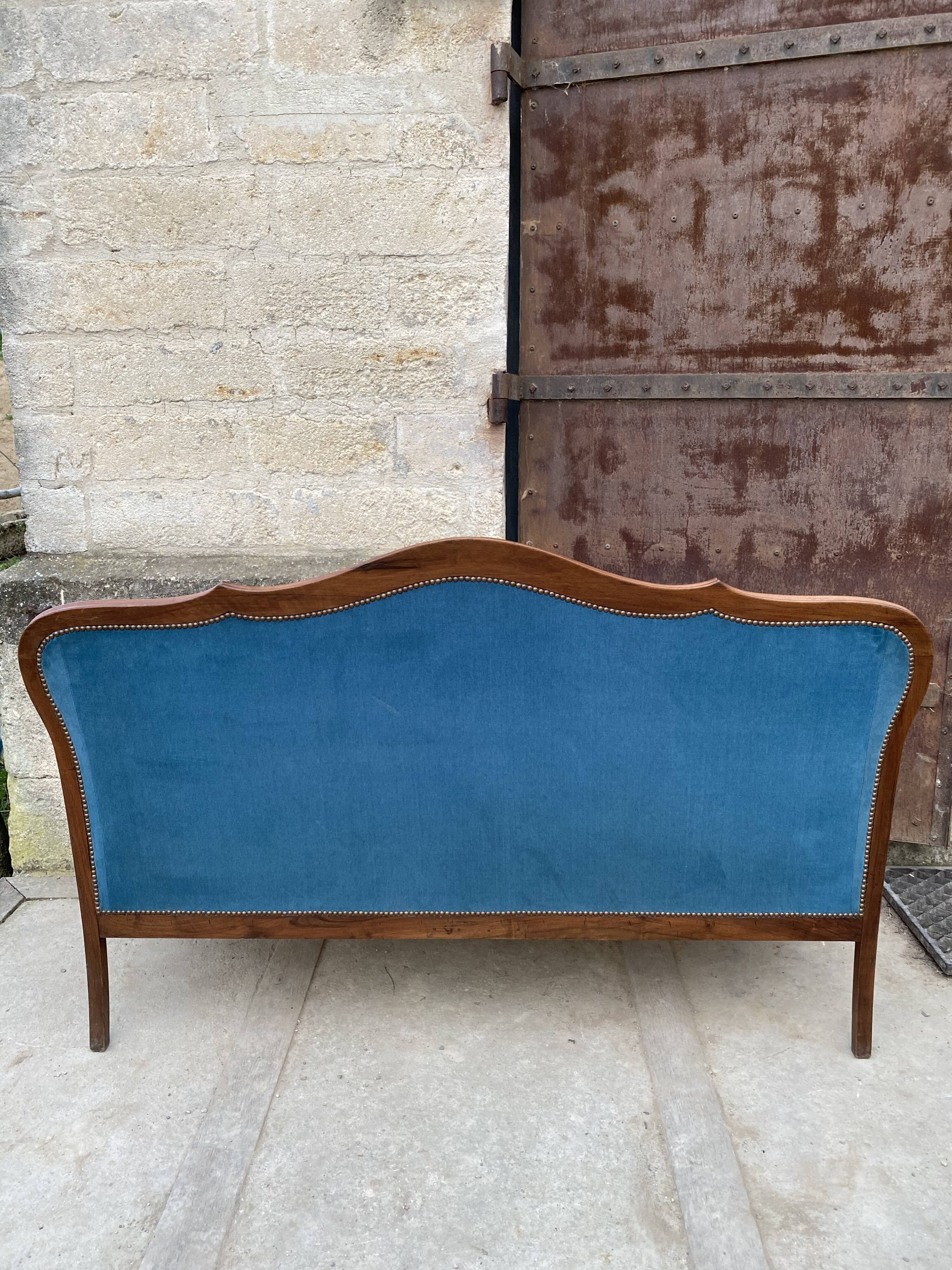 Louis XV blue bench 1900