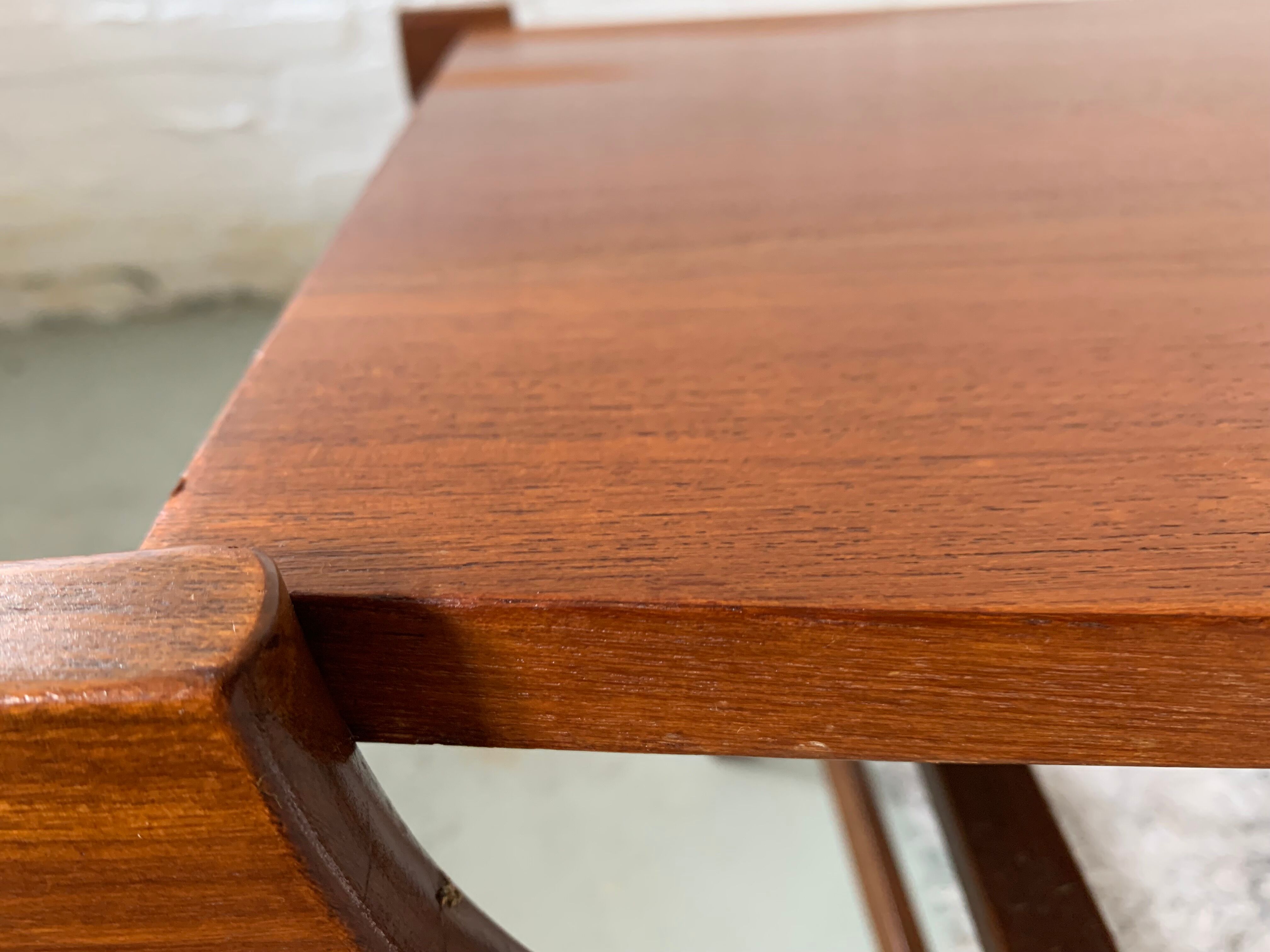 Louis Van Teeffelen teak coffee table 1960