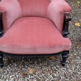 Pair of Napoleon III armchairs