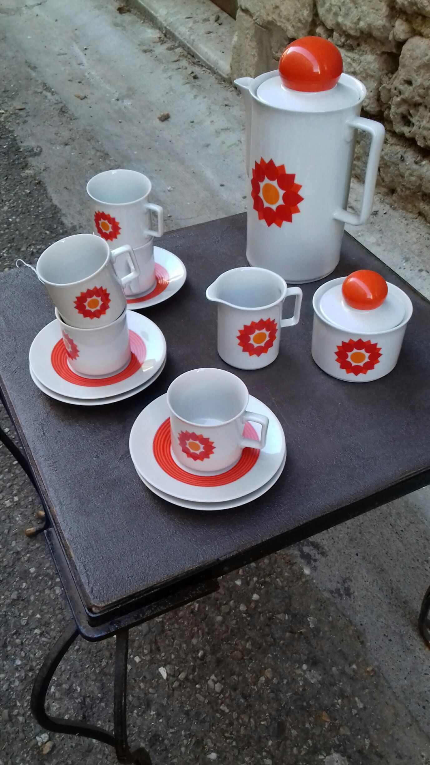 Service à café et à soupe Seventie's