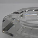 Val St Lambert octagonal crystal ashtray
