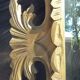 Renaissance style mirror in gilded wood