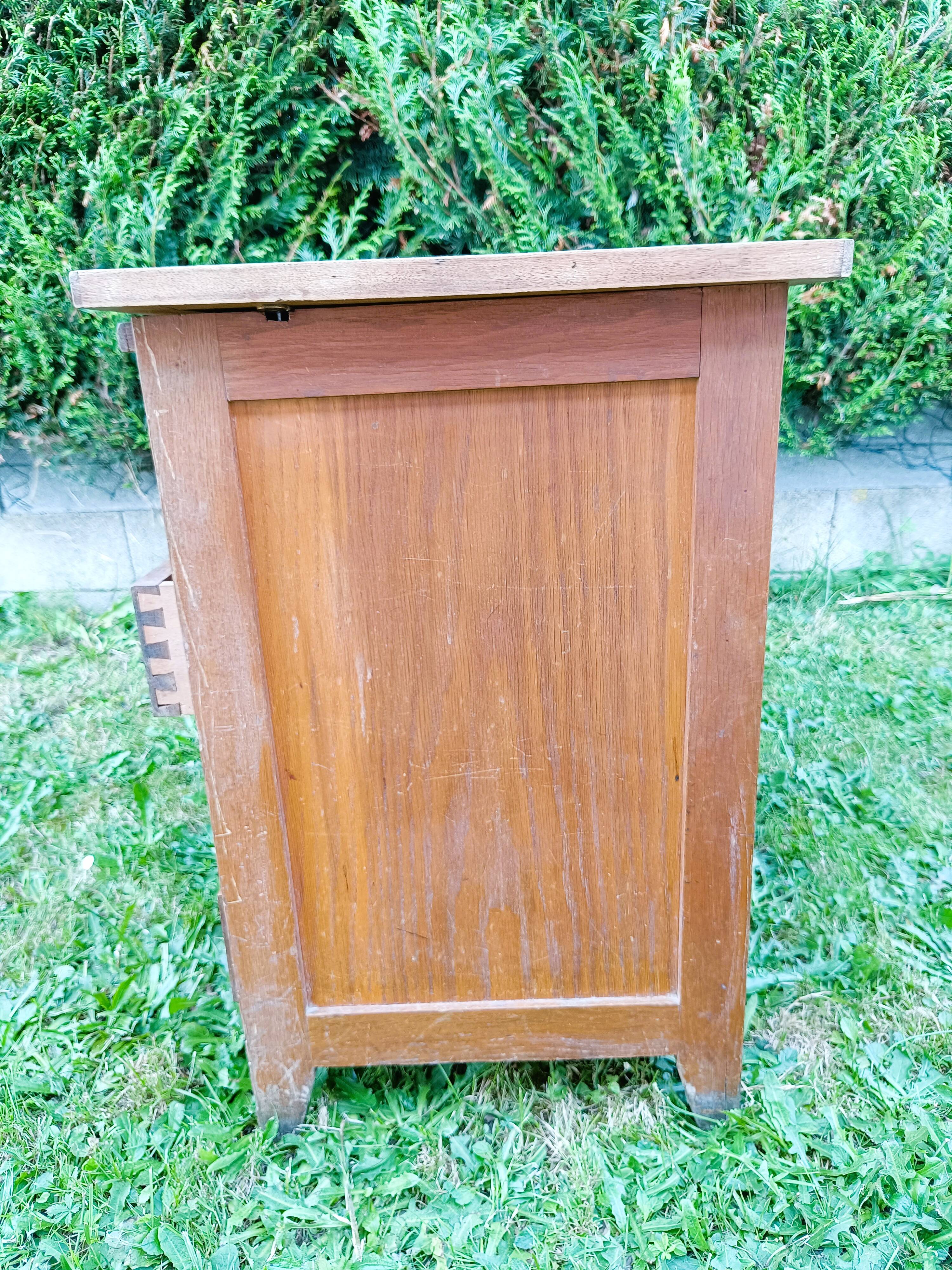 Antique solid oak desk