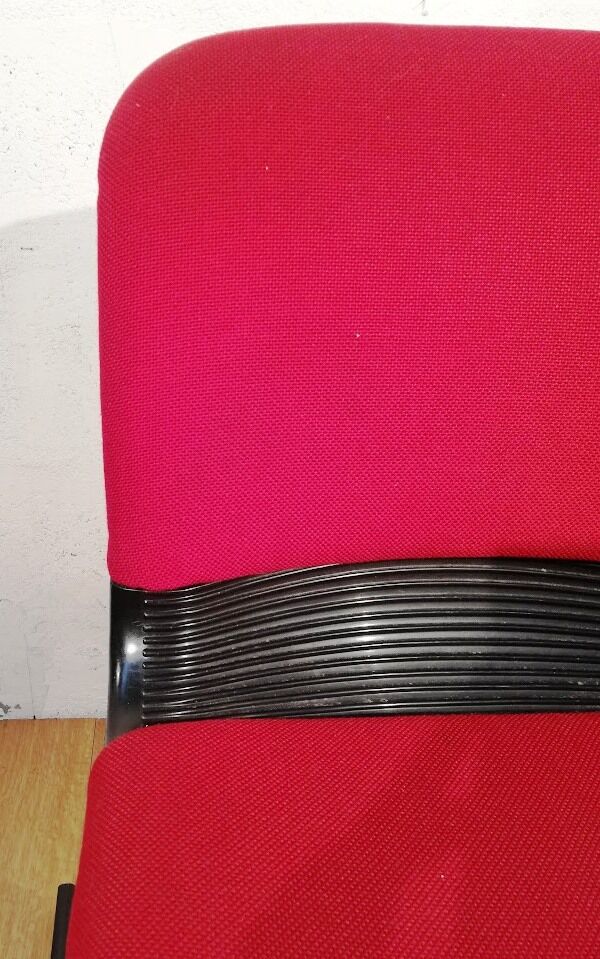 Vintage chair red fabric