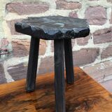 Vintage wooden farm stool