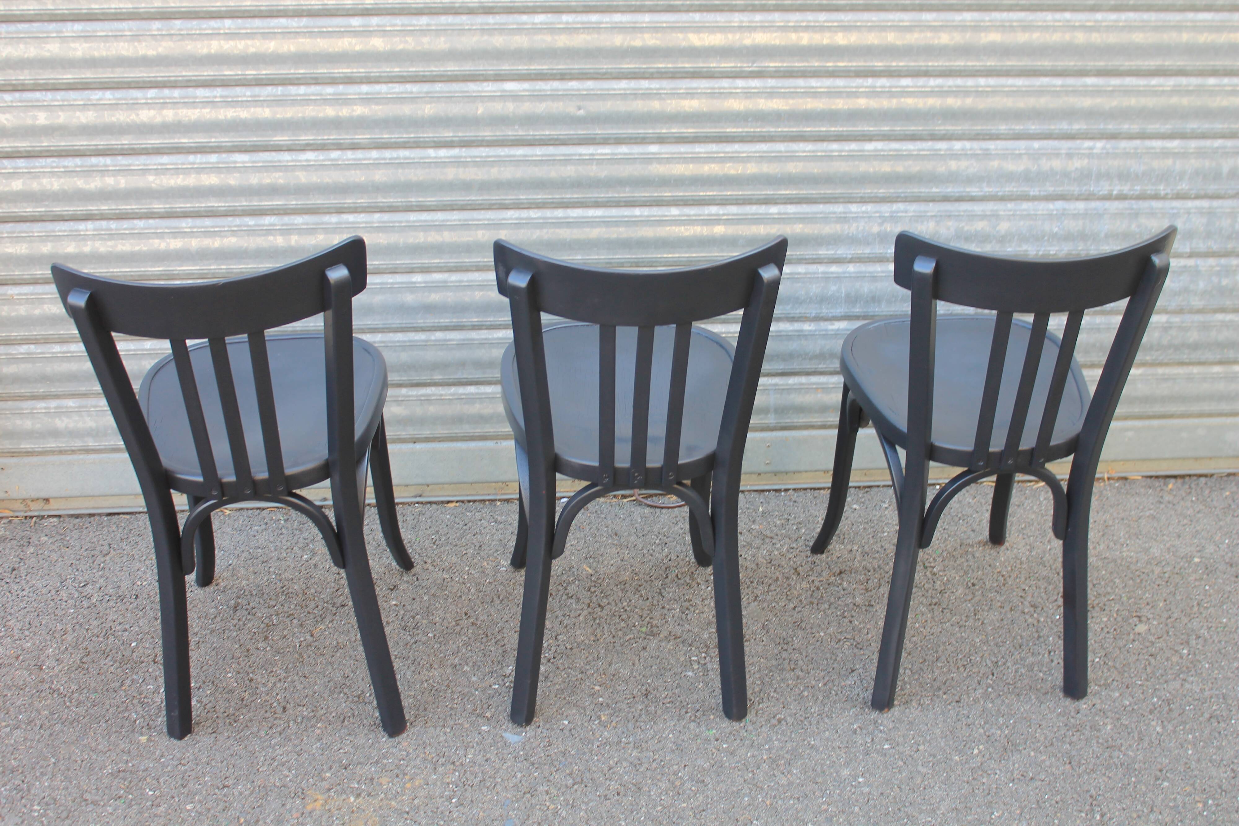Set of 6 Baumann bistro chairs