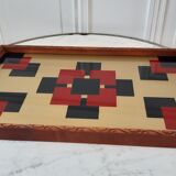 Art deco tray with geometric patterns 30s