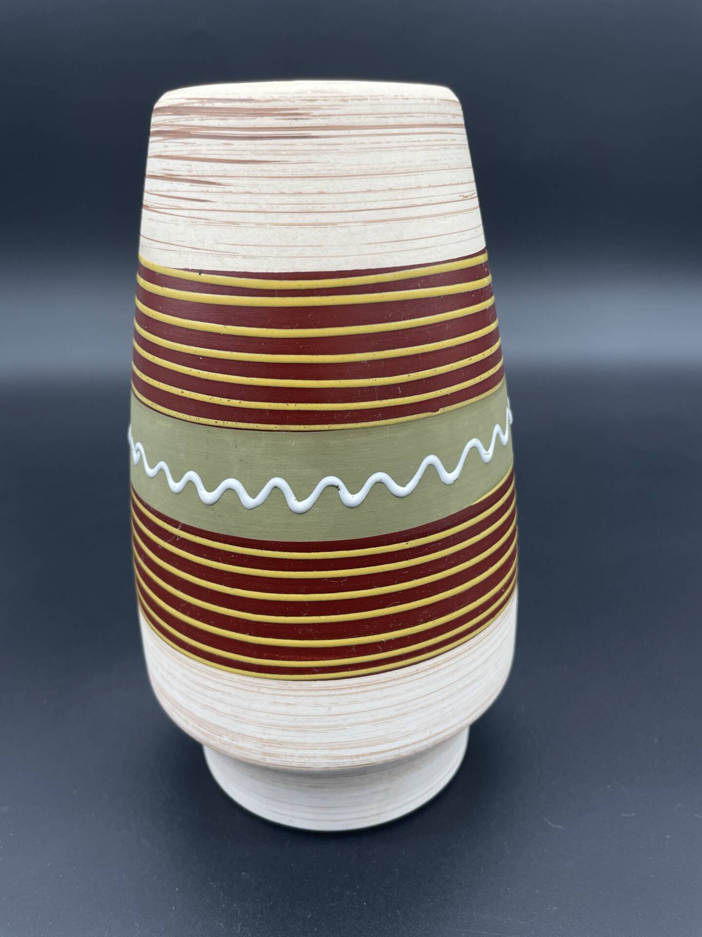 Vase Bay Keramik 617-20, decor Parma, 1960s