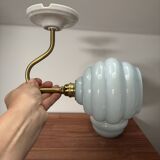 Pair of Art Deco swan neck wall lights