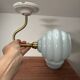 Pair of Art Deco swan neck wall lights