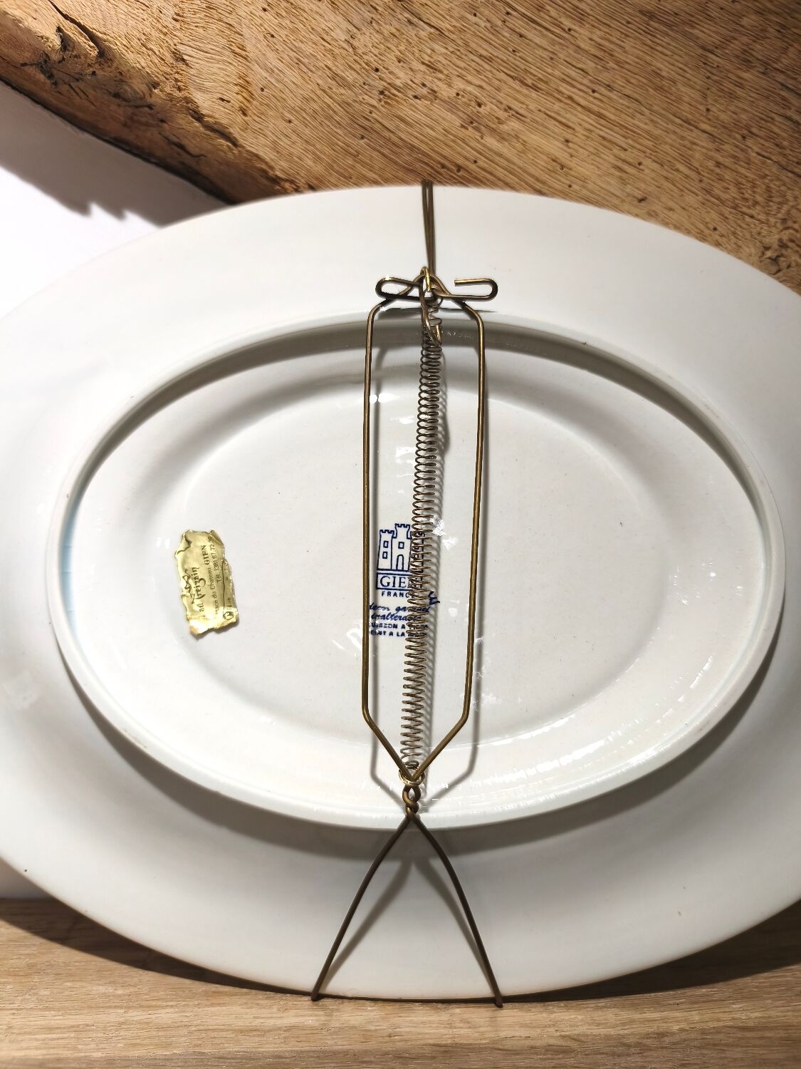 Gien mirror-coated dish